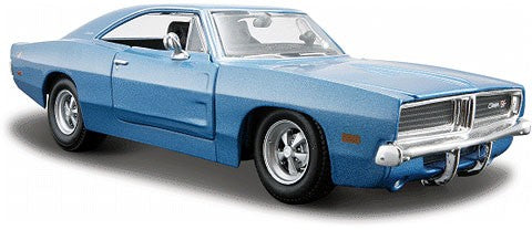 Maisto 31256BLU 1/25 1969 Dodge Charger (Metallic Blue)