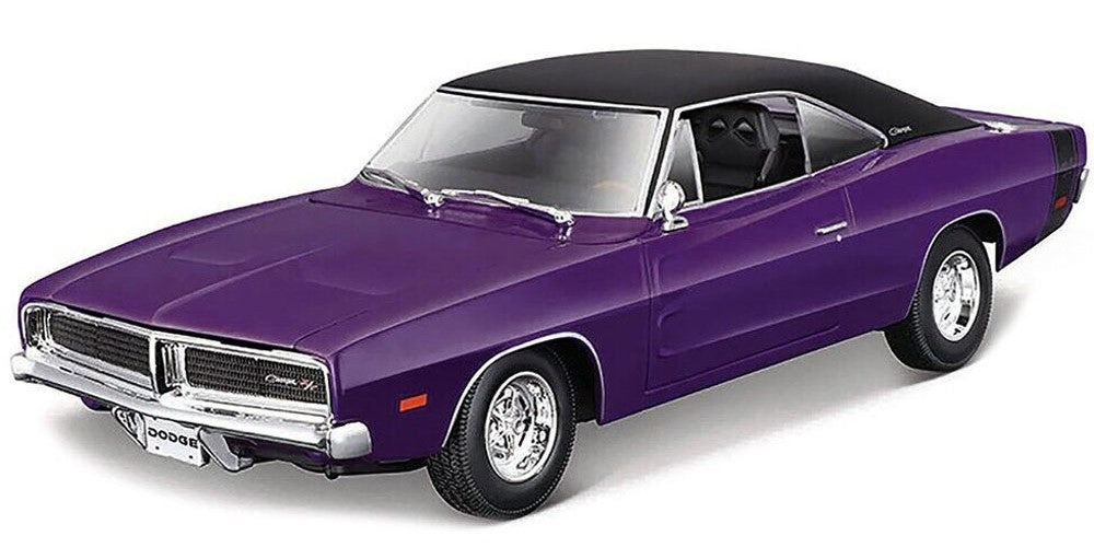 Maisto 31387PUR 1/18 1969 Dodge Charger R/T (Purple)