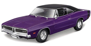 Maisto 31387PUR 1/18 1969 Dodge Charger R/T (Purple)