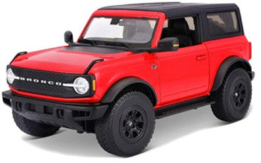 Maisto 31456RED 1/18 2021 Ford Bronco Wildtrak 2-Door (Red)