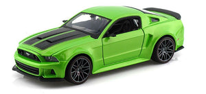 Maisto 31506GRN 1/24 2014 Ford Mustang Street Racer (Metallic Green)