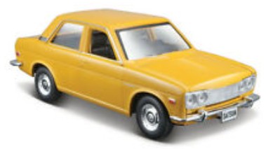 Maisto 31518YLW 1/24 1971 Datsun 510 (Yellow)
