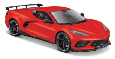 Maisto 31534RED 1/24 2020 Corvette Stingray Coupe w/Spoiler (Red)