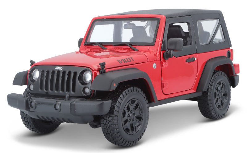 Maisto 31676RED 1/18 2014 Jeep Wrangler (Red)