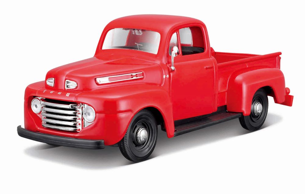 Maisto 39935 1/24 Assembly Line Metal Model Kit: 1948 Ford F1 Pickup Truck (Red)