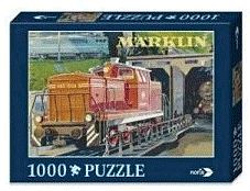 Marklin 15963 All Scale Marklin V60 Diesel Locomotive Puzzle -- 1000 Pieces