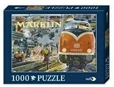 Marklin 15964 All Scale Marklin Train Station Puzzle -- 1000 Pieces