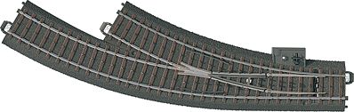 Marklin 20672 HO Scale 3-Rail C Track - My World -- Right Hand Manual Curved Turnout