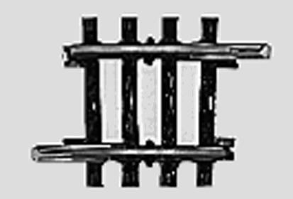 Marklin 2235 HO Scale K Track -- 16-3/4" 424.6mm 3 Degree 45' Radius Curve