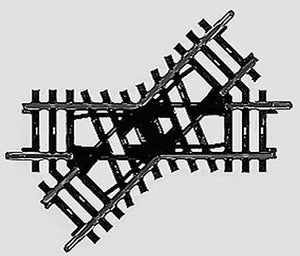 Marklin 2258 HO Scale K Track Standard Crossing -- 45 Degrees