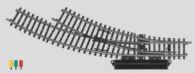 Marklin 2269 HO Scale K-Track Remote Turnout -- Right Hand pkg(2)