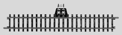 Marklin 2292 HO Scale K-Track -- 7-1/8" 18.1cm Sraight Feed/Cap