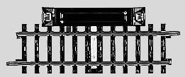 Marklin 2299 HO Scale K-Track Straight Circuit Track