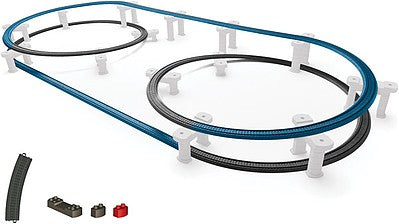 Marklin 23302 HO Scale Elevated Railroad Plastic Track Extension Set -- For My World Battery Sets with Plastic-Track