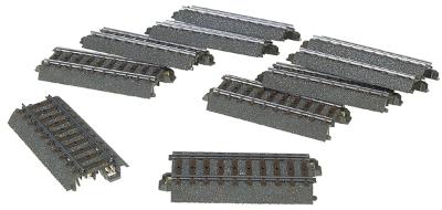 Marklin 24077 HO Scale 3-Rail C Track -- Straight - 3-3/64" 7.7cm