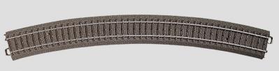 Marklin 24530 HO Scale 3-Rail C Track -- R5 Curved, 25-5/16" 64.4cm Radius, 30 Degrees