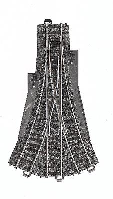 Marklin 24630 HO Scale C-Track -- 3-Way Turnout