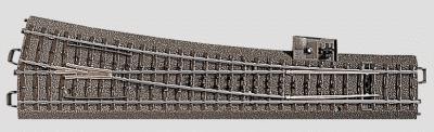 Marklin 24712 HO Scale C-Track -- Wide Radius Turnout - 9-15/16" 25.2cm - Right