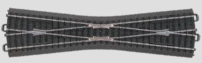 Marklin 24740 HO Scale C-Track -- Wide-Angle Crossing