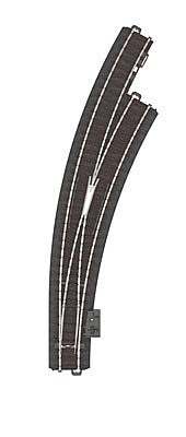 Marklin 24772 HO Scale C-Track -- Wide Radius Curved Turnout - 20 1/4' 515mm - Right Hand