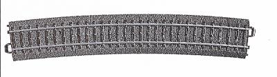 Marklin 24912 HO Scale C-Track -- Curved - 43-7/8" 111cm pkg(6)