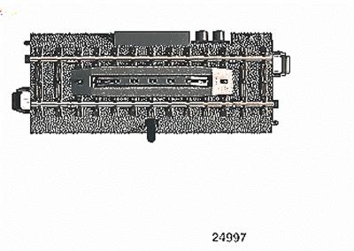 Marklin 24997 HO Scale 3-Rail C Track -- Electric Uncoupler Section