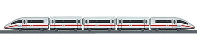 Marklin 29330 HO Scale ICE 3 Train Starter Set - Wireless Battery-Operated w/Sound - My World -- ICE Loco, 3 Cars, Cab Car, Track Oval w/Siding, Controller & Accessories