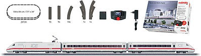 Marklin 29792 HO Scale ICE 2 Starter Set - 3-Rail w/Sound & Digital 120V -- German Railroad DB AG Class 402 InterCity Express