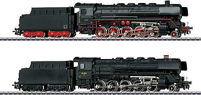 Marklin 30470 HO Scale Class 44 and Litra N 2-10-0 Era III 1950s Set - 3-Rail - Digital -- German Federal Railroad DB 44670 (black, red), Danish State Railways DSB 20
