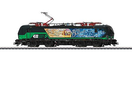 Marklin 36183 HO Scale Siemens Vectron Class 193 Electric - 3-Rail - Sound and Digital -- ELL LTE "Flying Dutchman" (Era VI, 100th Loco Scheme, black, green, blue)