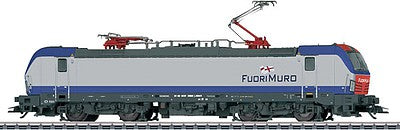 Marklin 36191 HO Scale Siemens Vectron Class 191 Electric - 3-Rail w/Sound & Digital -- Fuori Muro (Era VI, gray, blue, red)