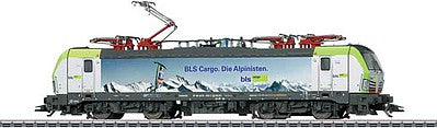 Marklin 36198 HO Scale Class 170 Electric with 4 Pantographs - 3-Rail - Sound and Digital -- BLS Cargo (Era VI, The Alpinists Full-Color Scheme)