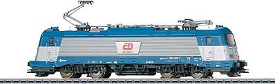 Marklin 36203 HO Scale Skoda Type 109 E Class 380 Electric - 3-Rail - Sound and Digital -- Czech State Railroad CD 380 006-7 (Era VI 2017 silver, blue, red)