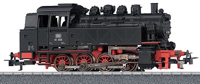 Marklin 36321 HO Scale Class 81 0-8-0T - 3-Rail w/Digital - My World -- German Federal Railroad DB (Era III, black, red)