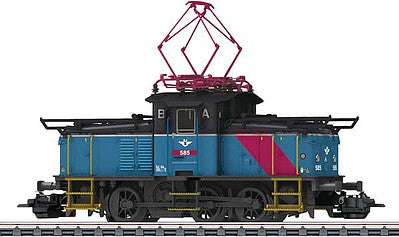 Marklin 36351 HO Scale Class Ue Electric Switcher - 3-Rail - Digital -- Swedish State Railways SJ Ue 585 (Era V, blue, red, black)