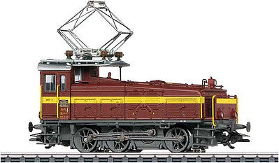 Marklin 36353 HO Scale Class Ee 3/3 Halbschuh Electric Switcher - 3-Rail - Sound and Digital -- Swiss Postal System PTT (Era IV, oxide, yellow)