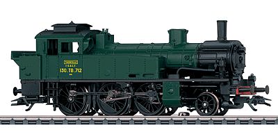 Marklin 36745 HO Scale Steam Class 130TB 2-6-0T Tank - Digital Equipped -- French State Railways SNCF #130.TB.712 (Era III, green, black)