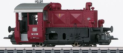 Marklin 36819 HO Scale Kof II Open-Cab Switcher - 3-Rail w/Digital -- German Federal Railway (Era III; red, black, silver)