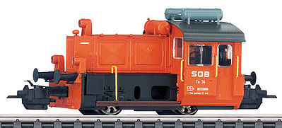 Marklin 36829 HO Scale Class TM 34 Mandarinli (Little Mandarin) Diesel - Digital Equipped -- Southeast Railroad SOB (Era V, orange, black)