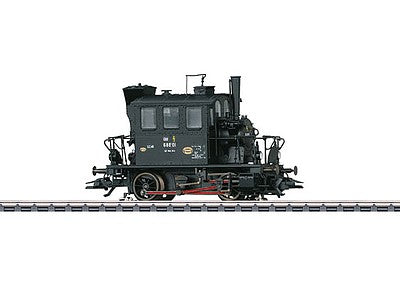 Marklin 36864 HO Scale Class 688 0-4-0T Glassbox - 3-Rail w/Digital -- Austrian Federal Railways OBB (Era III 1953, black, red)