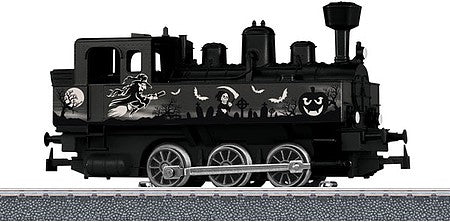 Marklin 36872 HO Scale 0-6-0T - 3-Rail - Digital -- Halloween (black, white, Glows in the Dark)