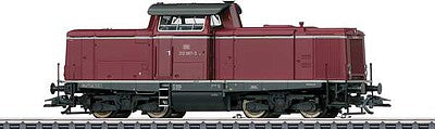 Marklin 37009 HO Scale Class 212 - 3-Rail - Sound and Digital -- German Federal Railroad DB 212 067-3 (Era IV 1970s, red, gray)