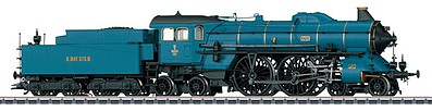 Marklin 37017 HO Scale Class S 2/6 4-4-4 - 3-Rail w/Sound & Digital - 2016 Toy Fair -- Royal Bavarian State Railroad K.Bay.Sts.B. (Era I 1910, blue)