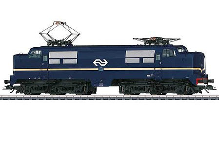 Marklin 37025 HO Scale Class 1200 Electric - 3-Rail - Sound and Digital -- Dutch State Railways 1220 (Era IV, blue, cream, white)