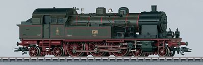 Marklin 37077 HO Scale Steam Class T18 4-6-4T Tank - Digital & Sound Equipped -- Royal Prussian State Railways K.P.E.V. (Era I, green, black, red)