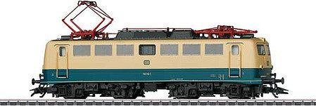 Marklin 37110 HO Scale Class 110.1 Electric Klatte Grille - 3-Rail - Sound and Digital - Exclusiv -- German Federal Railroad DB 110 116-1 (Era IV 1982, Ocean Blue, ivory)