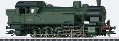 Marklin 37167 HO Scale Class 050 TA 0-10-0T - 3-Rail w/Sound & Digital -- French State Railways SNCF #050 TA 23 (Era III 1950s, green, black, red)