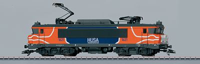 Marklin 37205 HO Scale Class 1600 Electric 3-Rail w/Sound & Digital -- HUSA Transportation NL #1621 (Era VI 2012, orange, blue, white, black)
