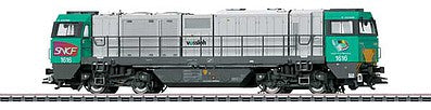 Marklin 37209 HO Scale Vossloh Class G 2000 BB Diesel - 3-Rail - Sound and Digital -- French State Railways SNCF 1616 (Era VI 2010, gray, green)