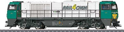 Marklin 37216 HO Scale Vossloh Class G 2000 BB Diesel - 3-Rail - Sound and Digital -- Rail4Chem (Era VI, gray, green)